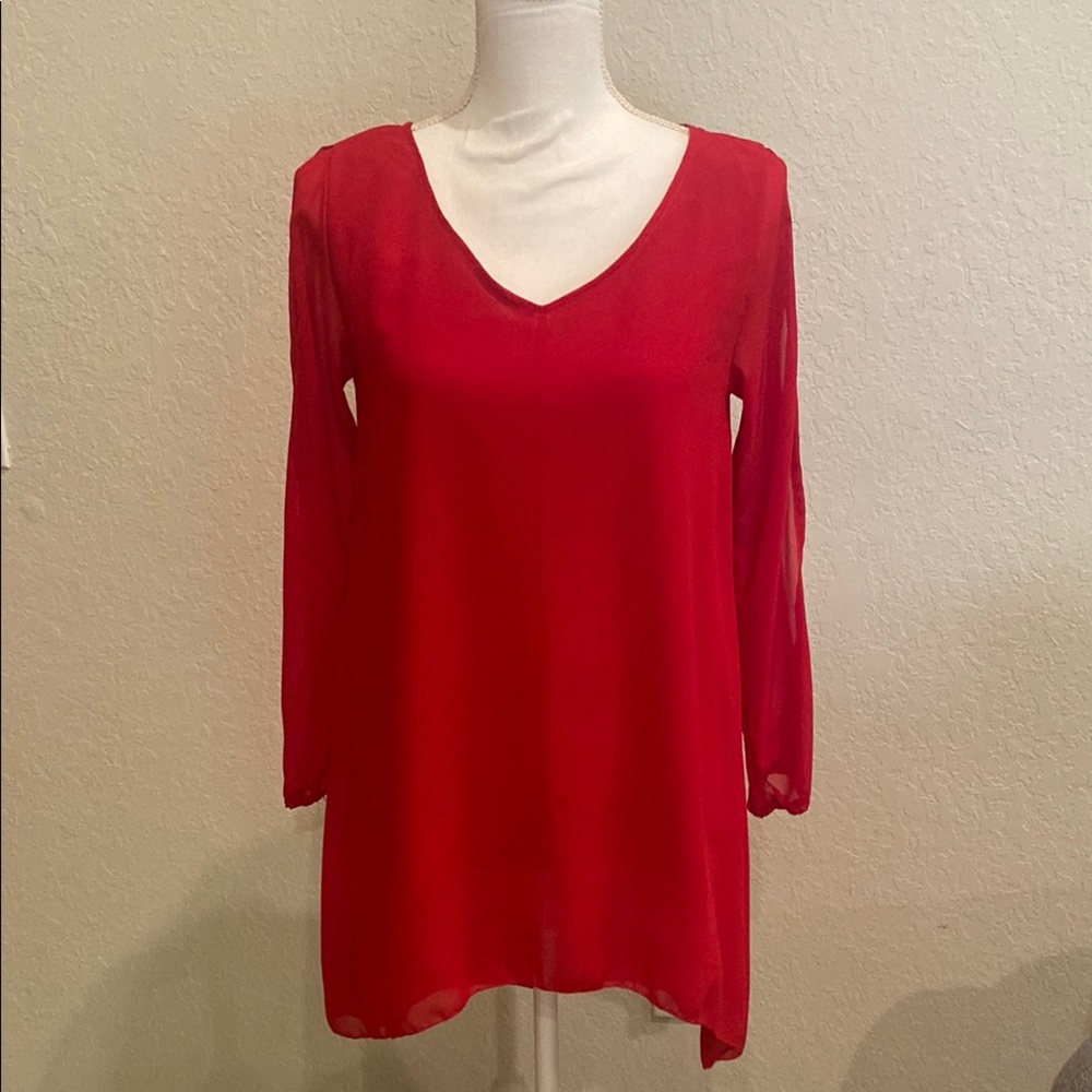 Red Swim Cover Up